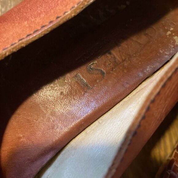 Nine West Vintage woven 8.5 8 vtg - Picture 7 of 9